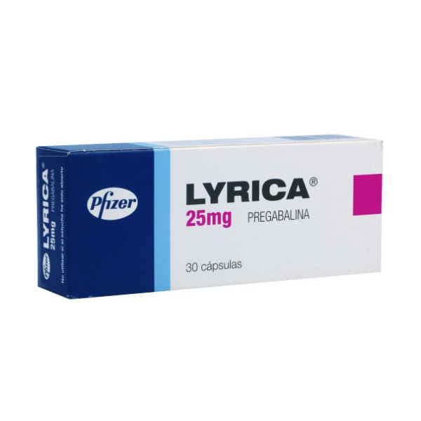 Lyrica Pregabalina 25Mg X 30 Cápsulas Pfizer Farmadon La Farmacia