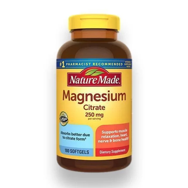 Magnesium Citrate 250Mg X 180 Cápsulas Nature Made
