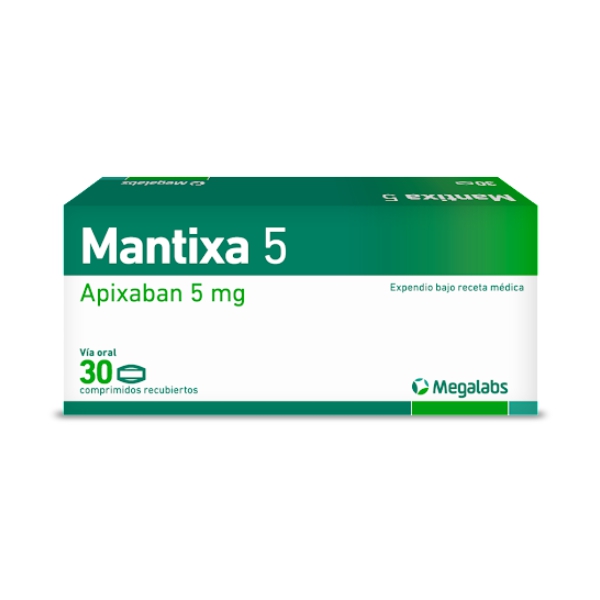 Mantixa Apixaban 5Mg X 30 Tabletas Megalabs