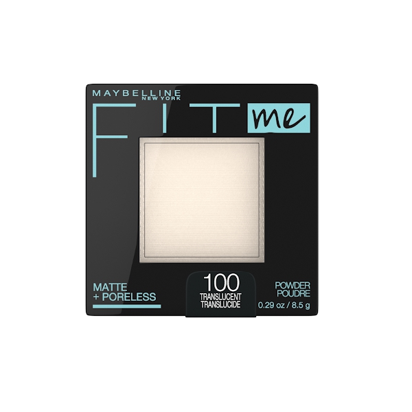 Maybelline Fitme Matte + Poreless. Polvo Compacto/ Translucent Nº100 X8.5Gr