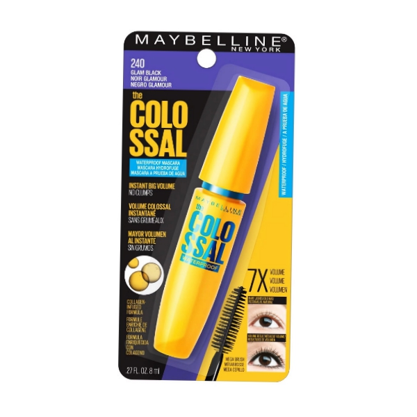 Maybelline Máscara Para Pestañas The Colossal Glam Black Nº240