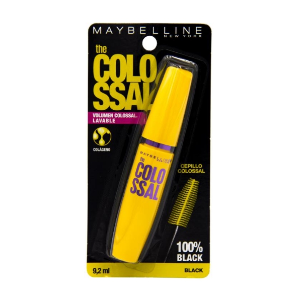 Maybelline Máscara Para Pestañas The Colossal Lavable Black X 9.2Ml