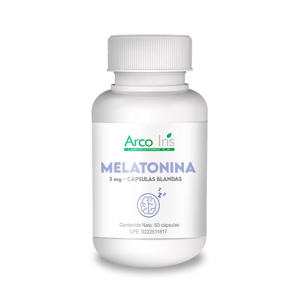 Melatonina 3Mg X 60 Cápsulas Arco Iris