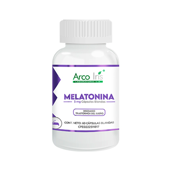 Melatonina 3Mg X 60 Cápsulas Arco Iris