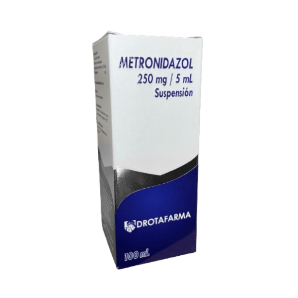Metronidazol Suspensión 250Mg/5Ml X 100Ml Drotafarma