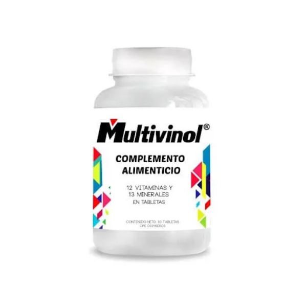 Multivinol Multivitamínico X 30 Tabletas FC Pharma