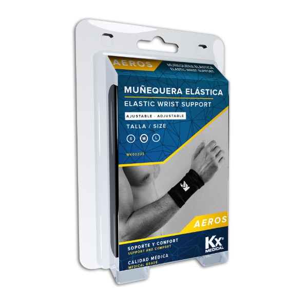 Muñequera Elástica Ajustable Aeros Talla S Kx Medical