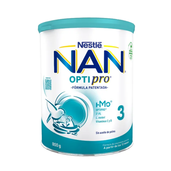 Nan 3 Opti/Pro Inmunidad 12M+ 800Gr.