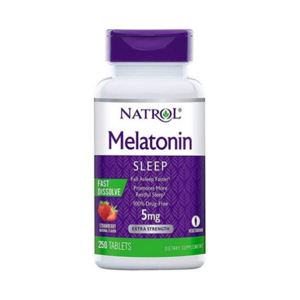 Natrol Melatonina Strawberry 5Mg X 250Tab