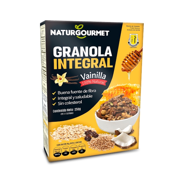 Naturgourmet Granola Integral Vainilla 250Gr.