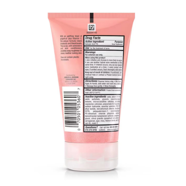 Neutrogena Oil-Free Acne Wash Pink Grapefruit 124Ml - Imagen 3