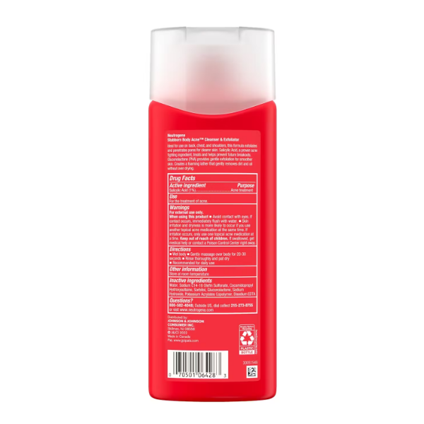 Neutrogena Stubborn Body Acne 250Ml - Imagen 4