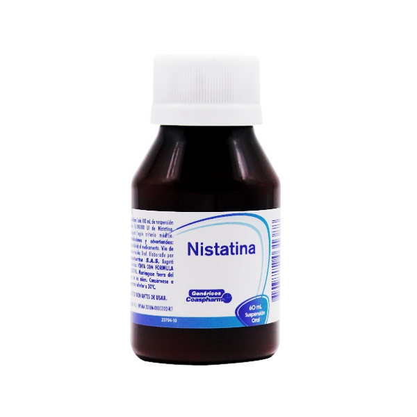 Nistatina Suspensión Oral 100.000Ui/5Ml X 60Ml. Coaspharma
