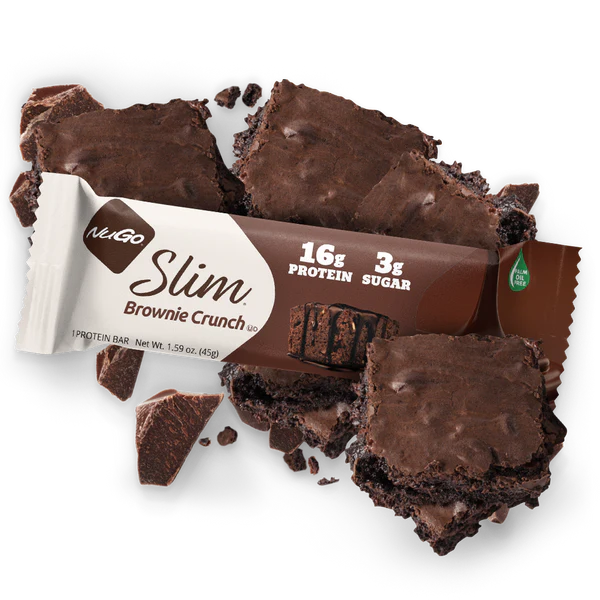 Nugo Slim Barra De Brownie Crunch 45Gr - Imagen 2