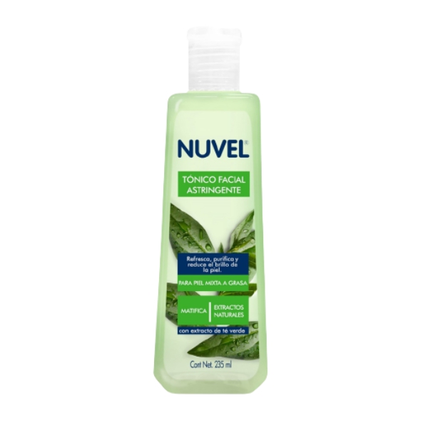 Nuvel Tónico Facial Extracto Te Verde Piel Mixta A Grasa 235Ml