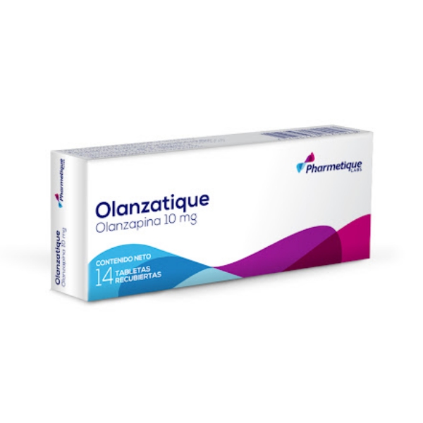 Olanzatique Olanzapina 10Mg X14 Tabletas Pharmetique