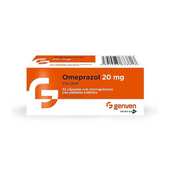 Omeprazol 20Mg X 32 Cápsulas Genven