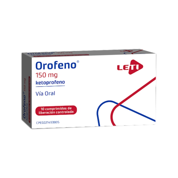 Orofeno Ketoprofeno 150Mg X 10 Comprimidos Leti