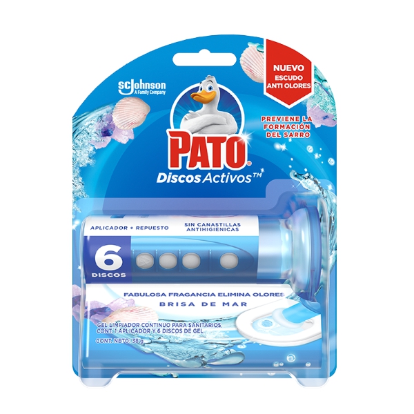 Pato Discos Activos Brisa De Mar Aplicador/Repuesto 38Gr