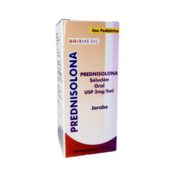 Prednisolona Jarabe Pediátrico 3Mg/5Ml X 60Ml. Brixmedic
