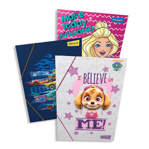 Primavera Carpeta Estampada Con Liga