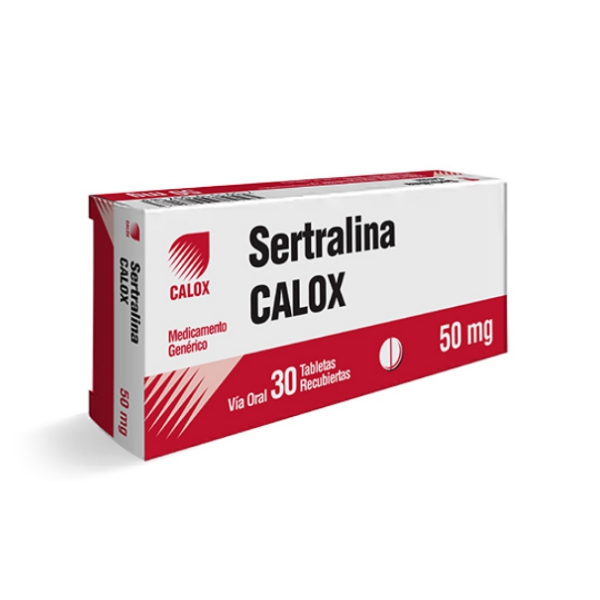 Sertralina 50 Mg X 30 Tabletas Calox