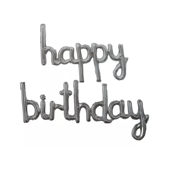 Set Globos Happy Birthday Corrido Ghb-878