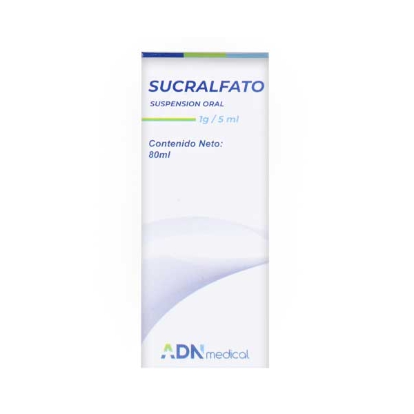 Sucralfato Suspensión 1G/5Ml X 80Ml Adn Medical