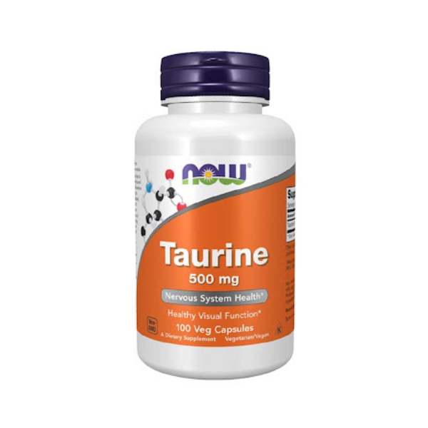 Taurine 500Mg X 100 Cápsulas Now