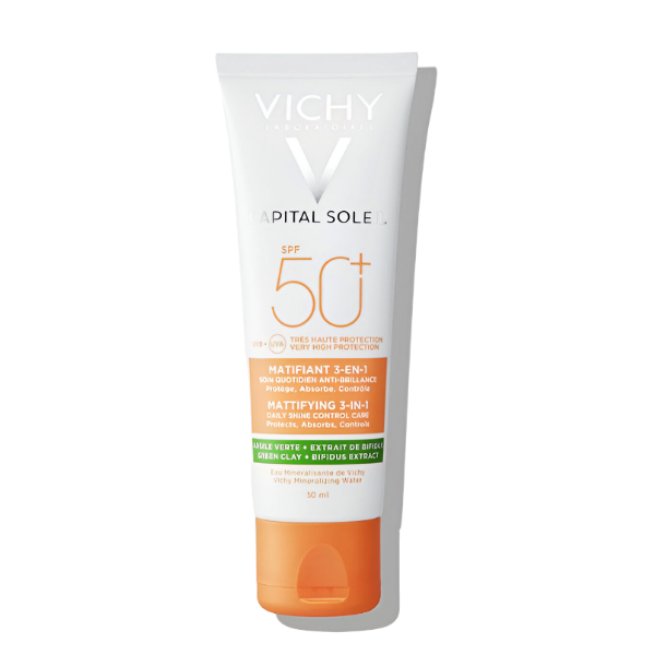 Vichy Capital Soleil Matificante 3 En 1 Fps 50+ X 50Ml.