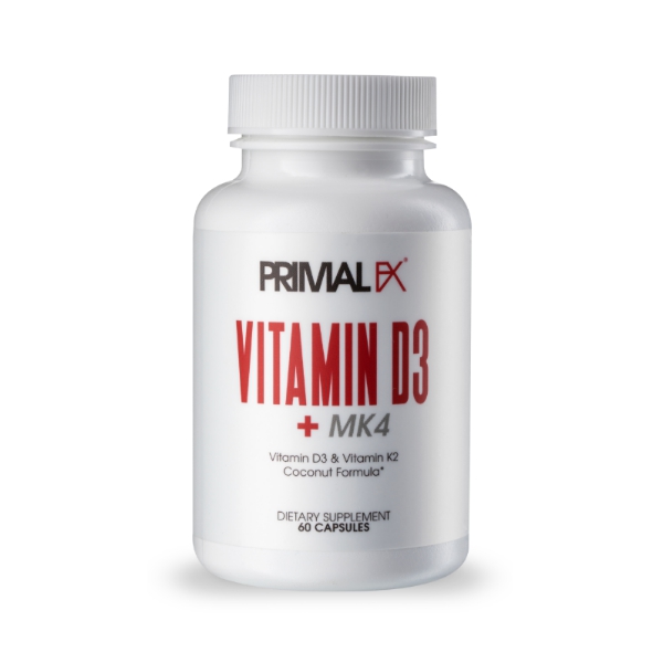Vitamin D3 + Mk4 X 60 Cápsulas Primal Fx
