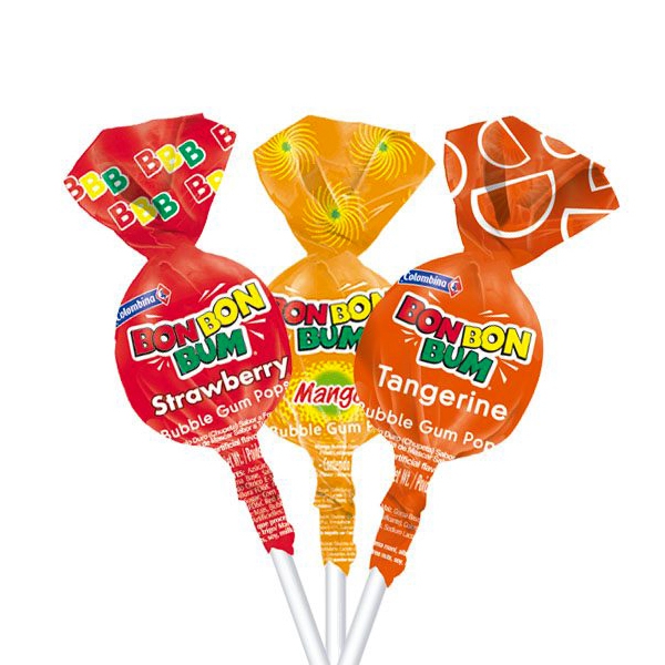 Bon Bon Bum Chupetas Surtidas 19Gr X 1 Unidad