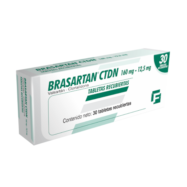 Brasartan CTDN 160Mg/12.5Mg X 30 Tabletas Farma