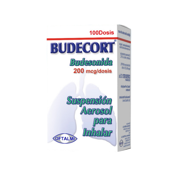Budecort Budesonida Inhalador 200Mcg/100Dosis. Oftalmi
