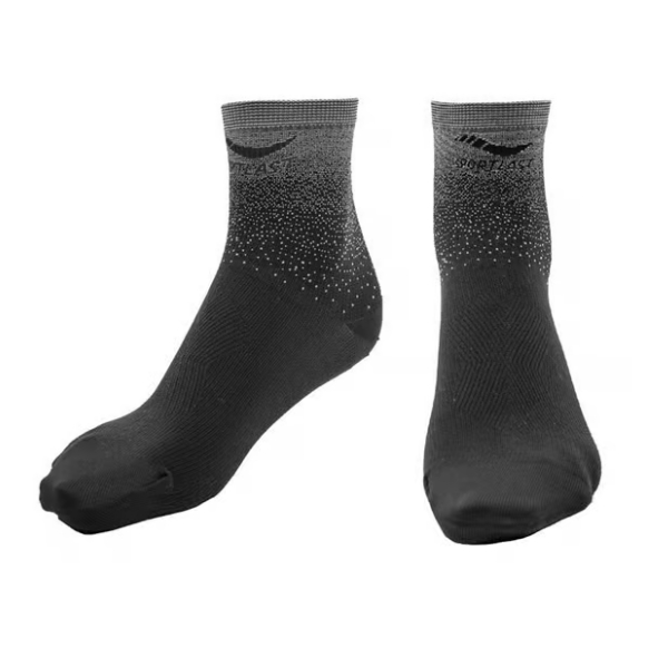 Calcetin Corto Pro Negro-Gris Talla M Sportlast