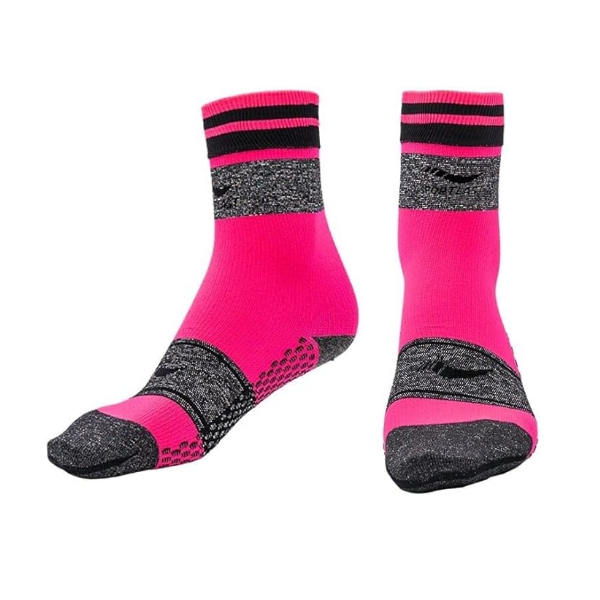 Calcetin Corto Start Coral-Gris Talla S Sportlast