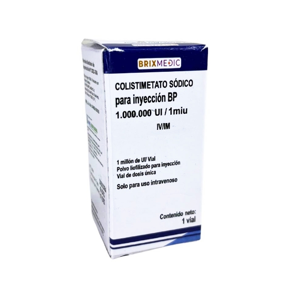 Colistina Ampolla 1.000.000Ui/1Miu I.V Brixmedic