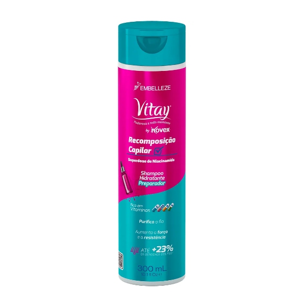 Embelleze Vitay Shampoo Recomposión Capilar Niacinamida 300Ml