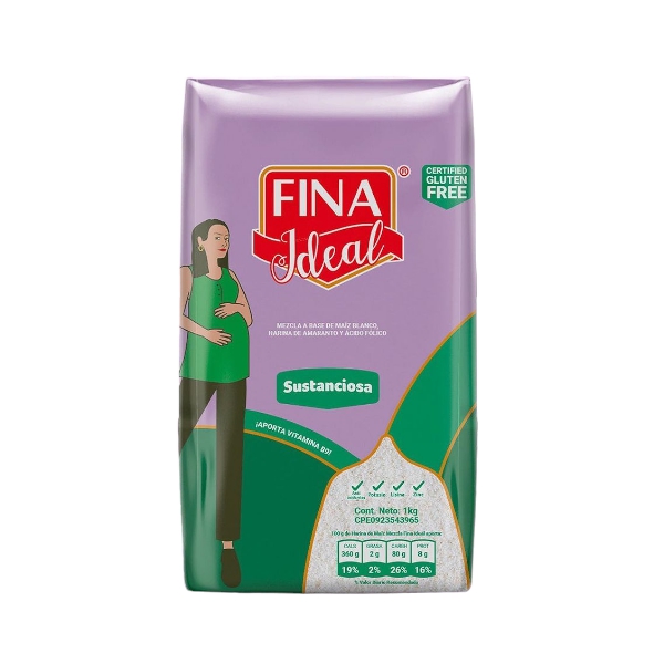 Finna Ideal Sustanciosa Harina De Maíz Y Amaranto 1Kg