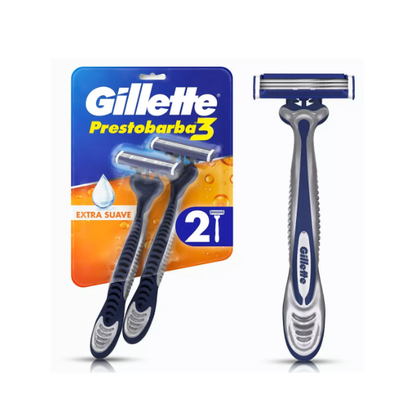 Gillette Prestobarba-3 Comfortg 3Hojillas X2 Unidades