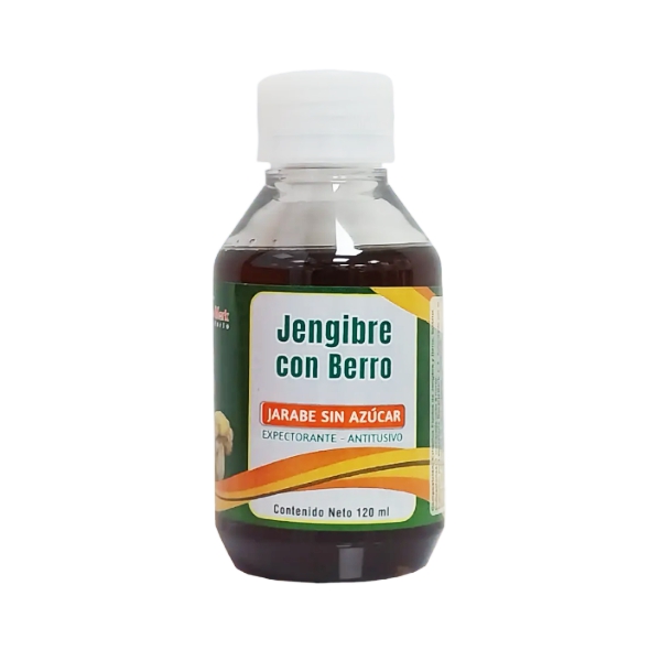 Jengibre Con Berro Jarabe Sin Azúcar 120Ml Reccettemark