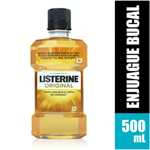 Listerine Enjuague Bucal Original 500Ml
