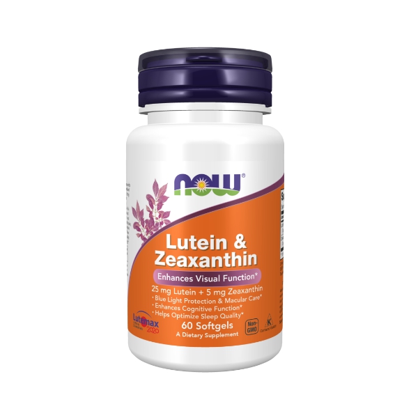 Lutein & Zeaxanthin X 60 Cápsulas Blandas Now