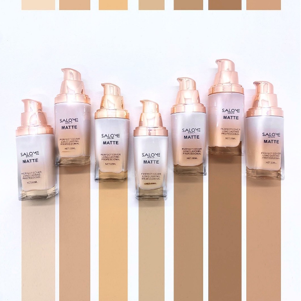 Salome Base Matte Perfect Cover Long Lastinng Tono 01 - Imagen 2