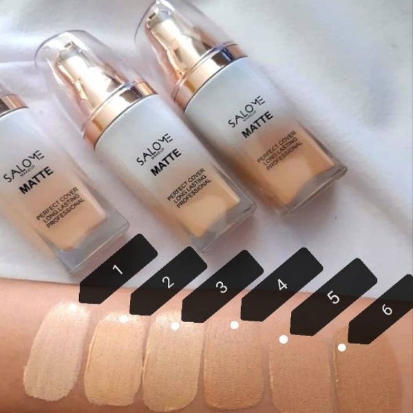 Salome Base Matte Perfect Cover Long Lastinng Tono 01 - Imagen 3