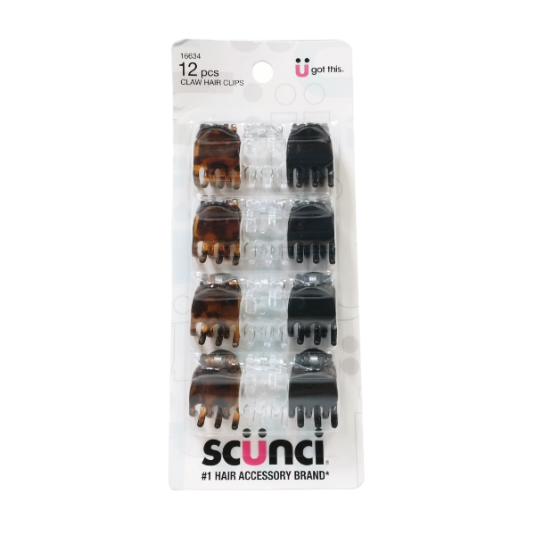 Scunci Set.12 Piezas Jaw Clips