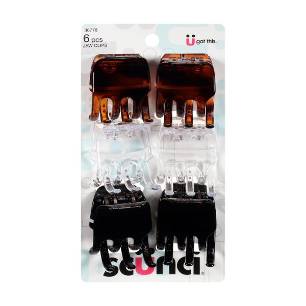 Scunci Set.6 Piezas Claw Hair Clips