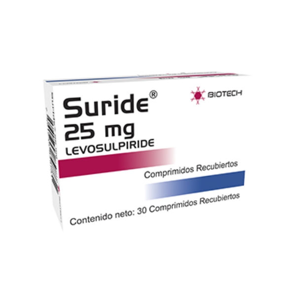 Suride Levosulpiride 25Mg X 30 Tabletas Biotech