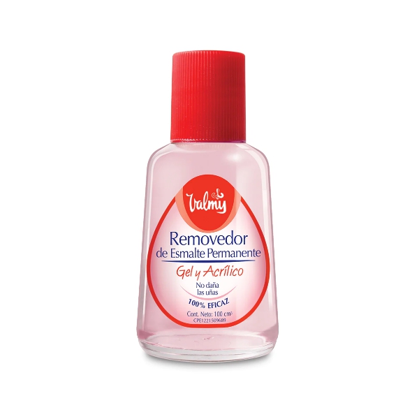 Valmy Removedor De Esmalte Permanente Gel Y Acrílico 100Ml