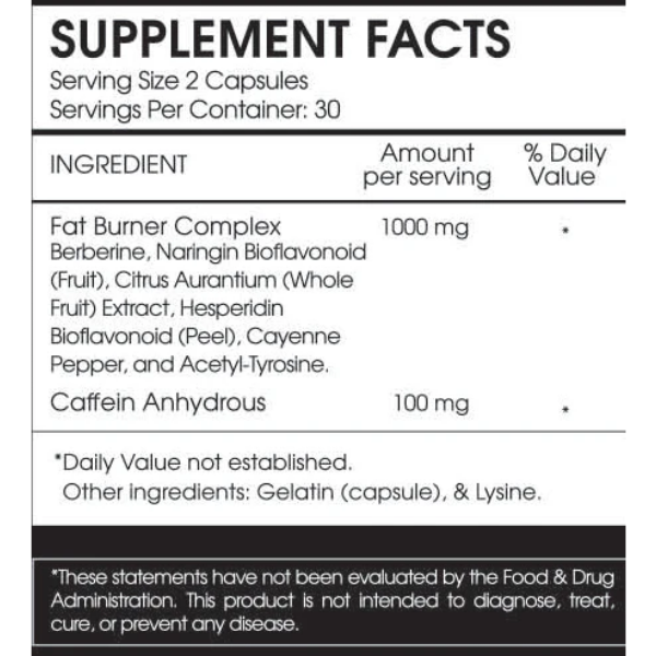 Veltryx Extreme Fat Burner X 60 Cápsulas Primal Fx - Imagen 2